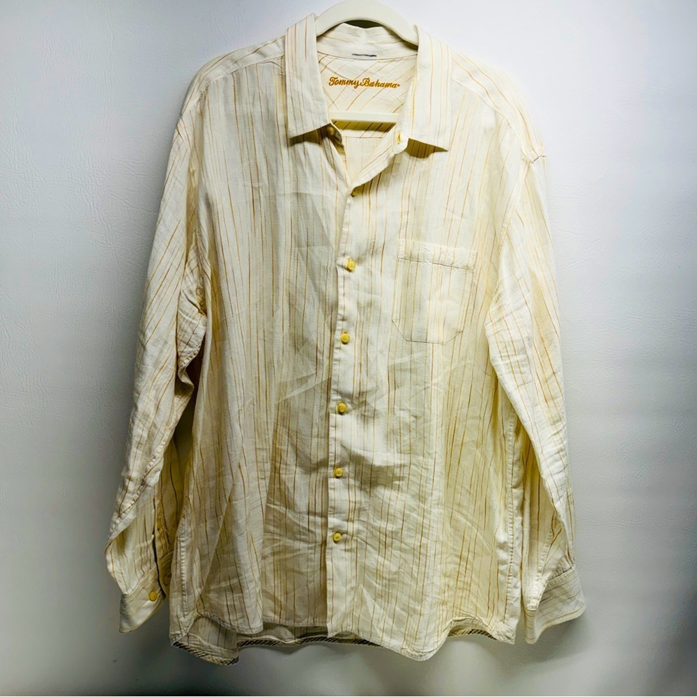 Tommy Bahama men’s linen shirt size XL long sleeves